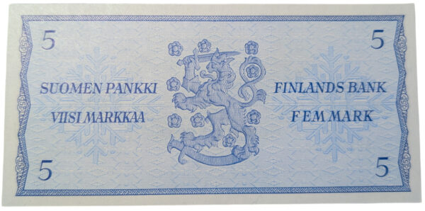 Finland 1963 5 Markkaa AC2451150 Uusivirta – Puntila - Image 2