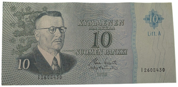 Finland 1963 10 Markkaa Litt.A I2608430 Koivisto – Törnroth