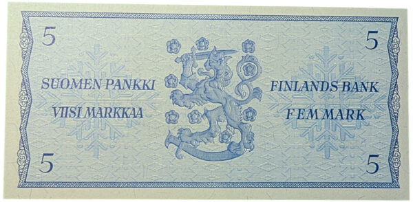 Finland 1963 5 Markkaa AC0624395 Uusivirta - Aranko - Image 2