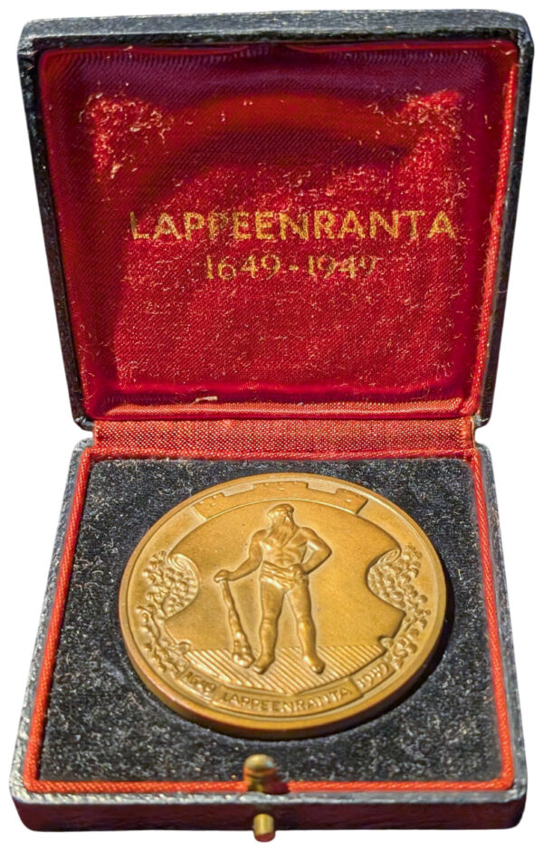 Lappeenranta 300th Anniversary 1649-1949 Bronze Medal - Image 3