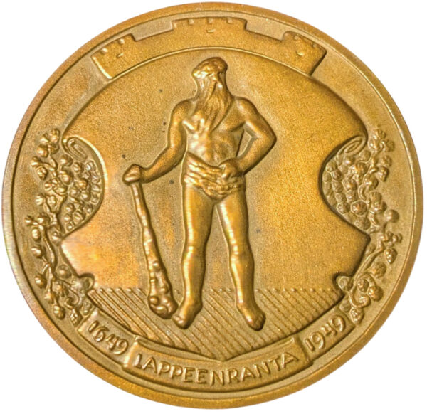 Lappeenranta 300th Anniversary 1649-1949 Bronze Medal