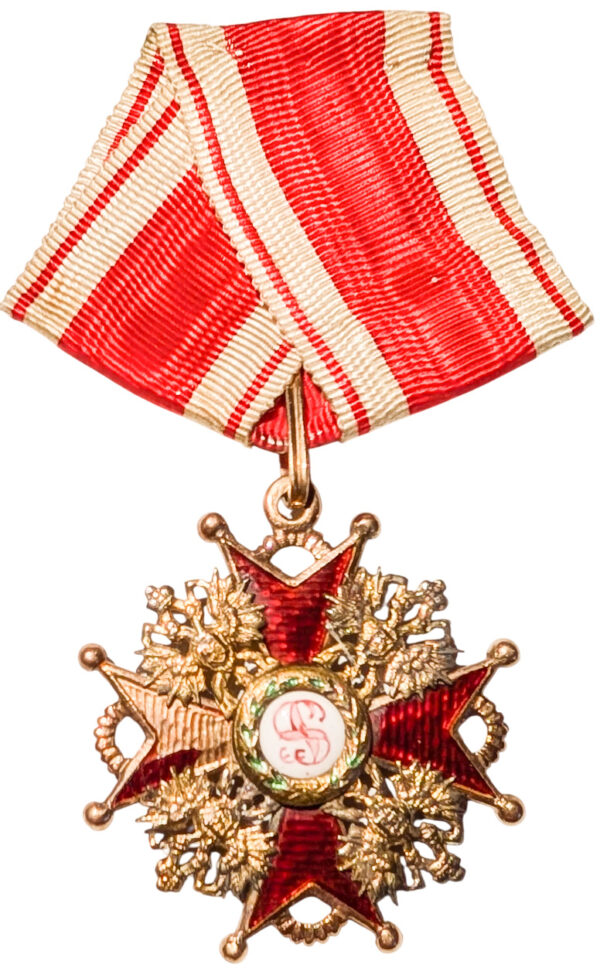 Order of St. Stanislaus 3rd Class Badge in Gold - Image 2