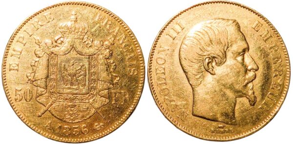 France Gold 1856 A 50 Francs - Image 2