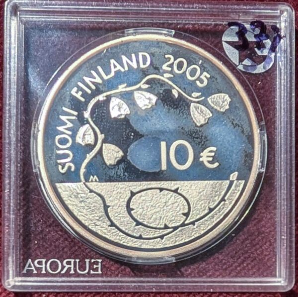 Finland Proof 2005 10 Euros, 60th Anniversary of Peace - Image 2