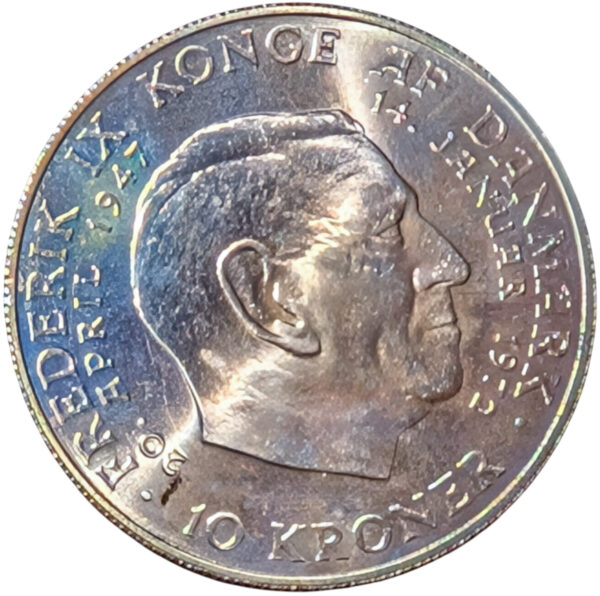 Tanska 10 Kroner 1972 - Image 2