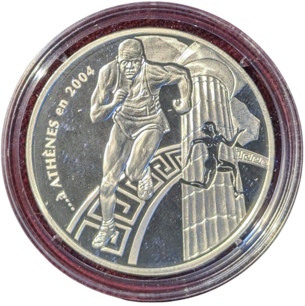 France 2003 1 1/2 Euro, Pierre de Coubertin - Image 2