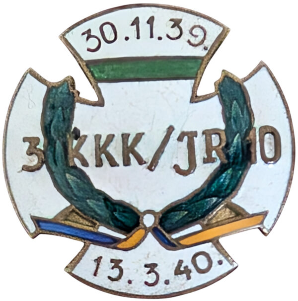 Finland 1939-1940 3rd Machine Gun Company Badge