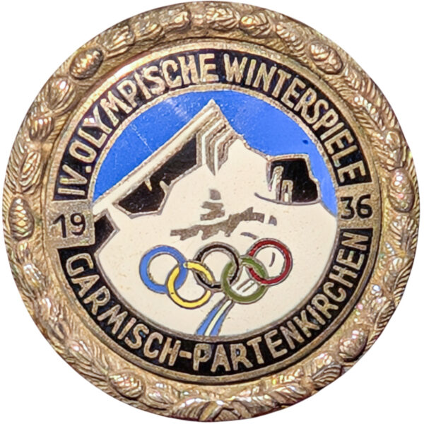 Garmisch-Partenkirchen 1936 Olympic Committee & Sports Federation Badge