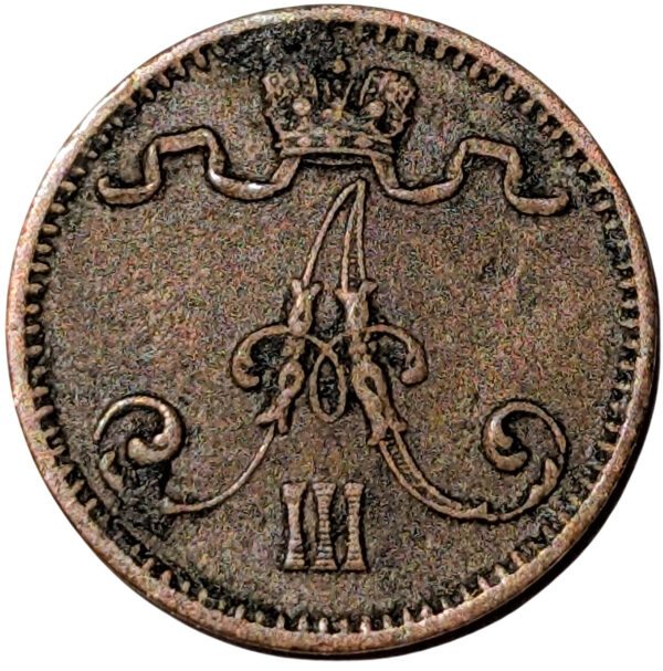 Finland 1881 1 Penni - Image 2