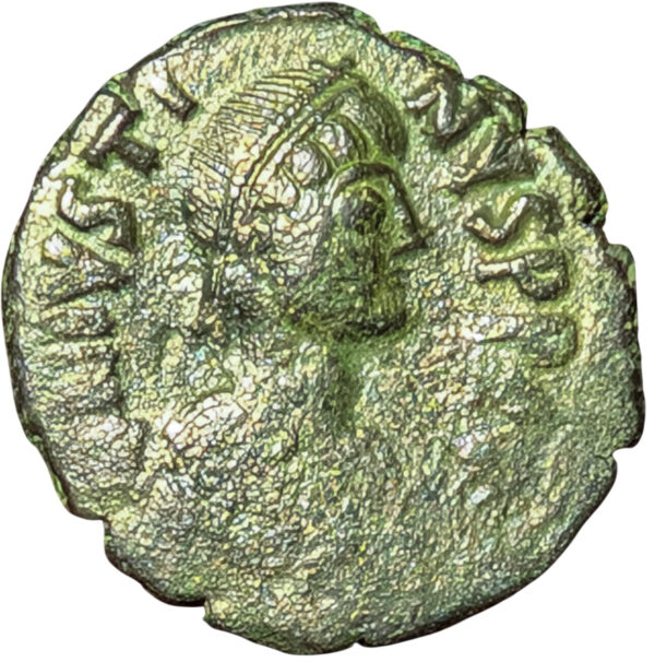 Bysantti, Justinus I Follis 518-522 jKr, Konstantinopoli