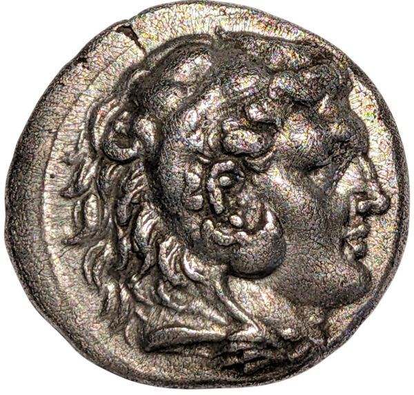 Makedonia, Demetrios I Poliorketes AR Tetradrachm 310-290 eKr, In the name and types and Alexander III, Korintti