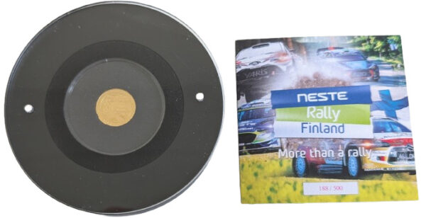 Niue Islands Proof Gold 2018 5 Dollars, Neste Rally Finland - Image 2