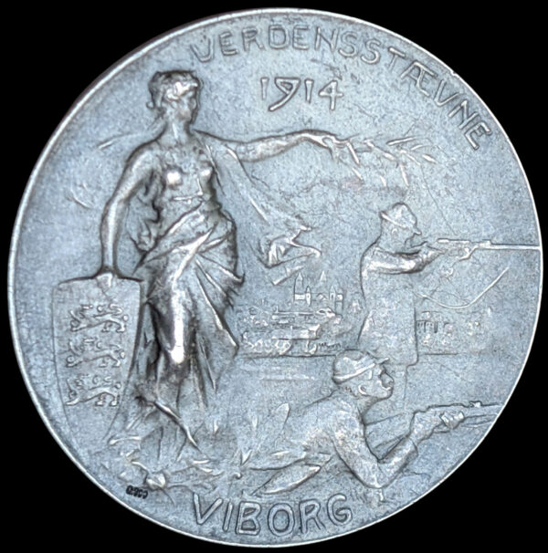 Denmark 1914 Marksmanship Medal