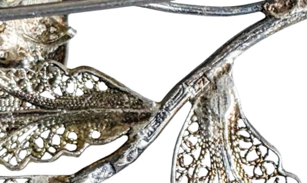 Silver Rose Brooch 1964 - Image 5