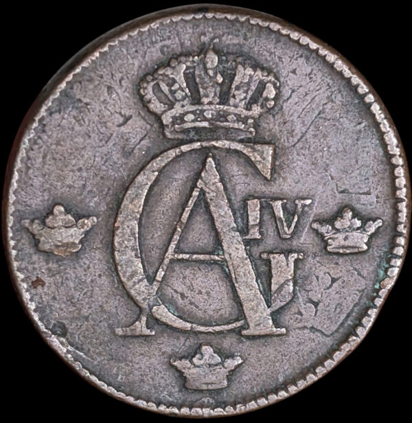 Sweden 1802 1 Skilling - Image 2