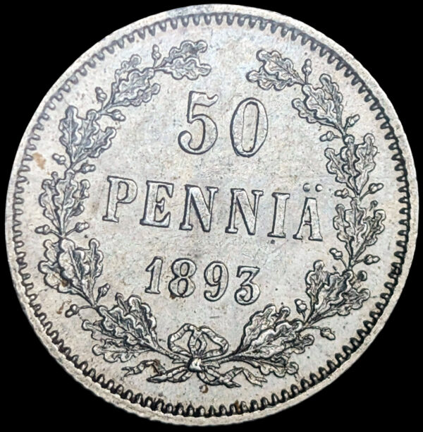 Finland 1893 L 50 Pennia