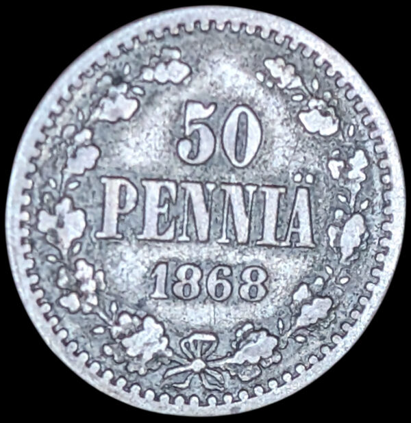 Finland 1868 s 50 Pennia