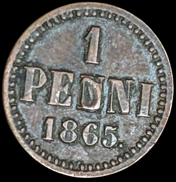 Finland 1865 1 Penni