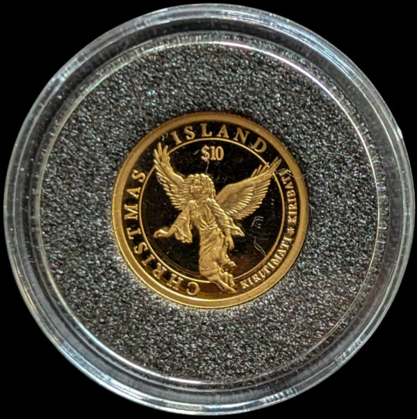 Kiribati Proof Gold 2006 10 Dollars, 45th Anniversary of British nuclear tests on Kiritimati