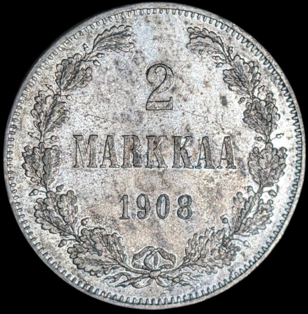 Finland 1908 L 2 Markkaa