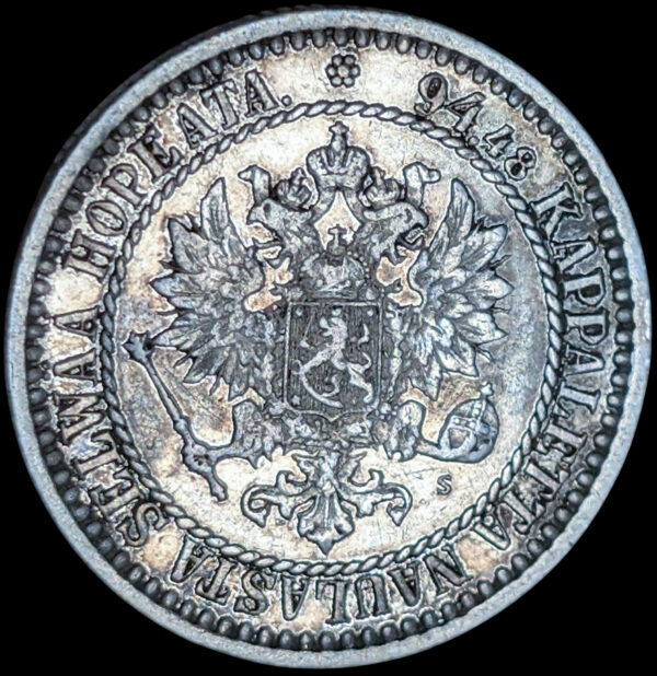 1 Markka 1866 s - Image 2