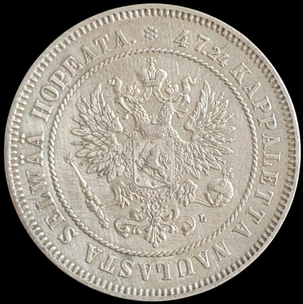 Finland 1906 L 2 Markkaa, "Long Slash" Variety - Image 2
