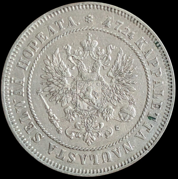 Finland 1907 L 2 Markkaa - Image 2