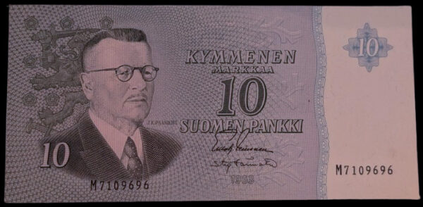 10 Markkaa 1963 M7109696 Leinonen – Törnroth