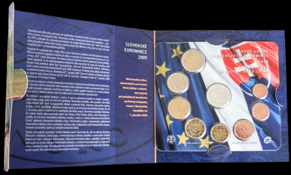 Slovakia 2009 Mint Set & Silver Jeton - Image 2