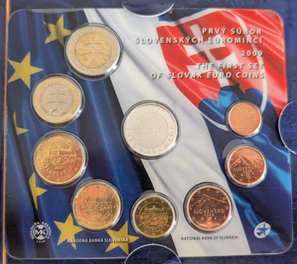 Slovakia 2009 Mint Set & Silver Jeton - Image 3