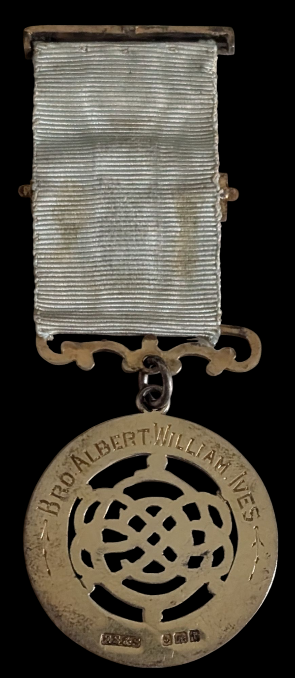 Masonic Silver Medal 1908 - Image 2