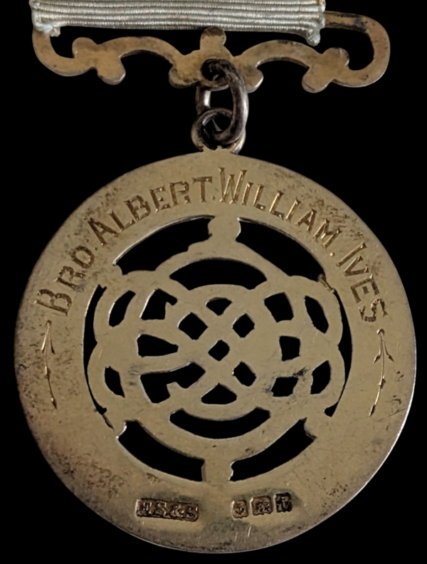 Masonic Silver Medal 1908 - Image 3