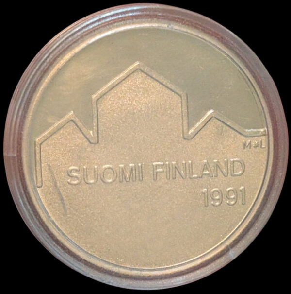 Finland 1991 100 Markkaa, World Ice Hockey Championships - Image 2