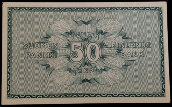 50 Penniä 1918 01020756 Basilier – Müller - Image 2