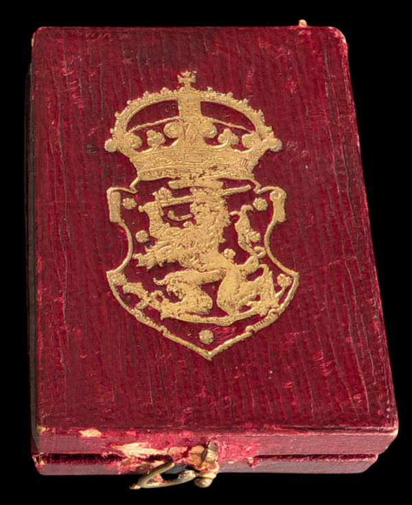 Nikolai II:n (1894-1917), Keisarillisen Suomen Talousseuran palkintomitali, alkuperäinen laatikko - Image 4