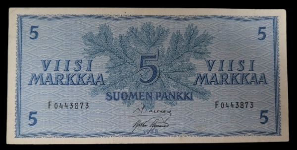 Finland 1963 5 Markkaa F0443873 Simonen - Aspelund