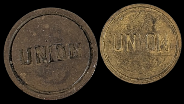 Finland, Union Restaurant 25p & 50p Token