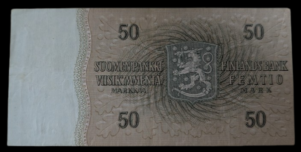 Finland 1963 50 Markkaa Litt. B F6834971 Kullberg – Nars - Image 2