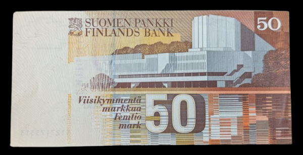Finland 1986 50 Markkaa Litt A 3127175313 Vanhala – Levo - Image 2