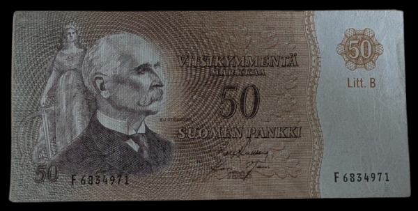 Finland 1963 50 Markkaa Litt. B F6834971 Kullberg – Nars