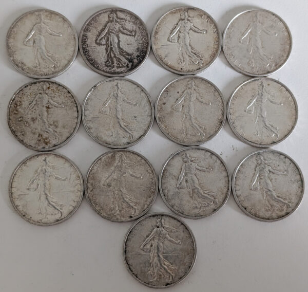 France 1960-1964 5 Francs 13pcs lot - Image 2
