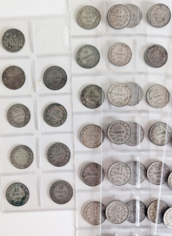 Finland 1866-1917 25 Pennia 169pcs - Image 2