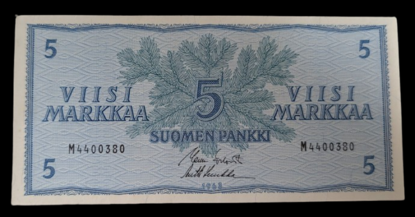 Finland 1963 5 Markkaa M4400380 Koivisto – Luukka