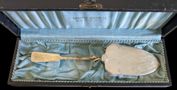 Silver Cake Spatula, Finland, 1929 - Image 4