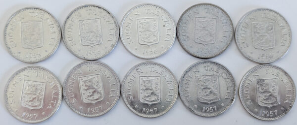 200 Markkaa 10kpl 1956-1957