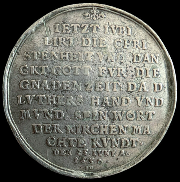 Martti Luther hopeamitali 1630 - Image 2