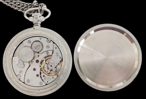 Soviet Union, Molnija Pocket Watch - Image 4