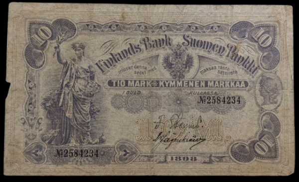 Finland 1898 10 Markkaa No. 2584234