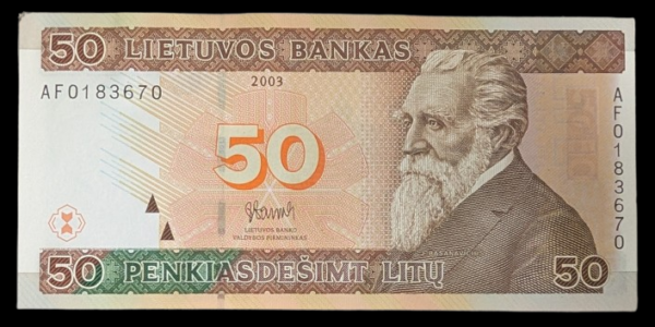 Liettua 50 Litu 2003 AF0183670
