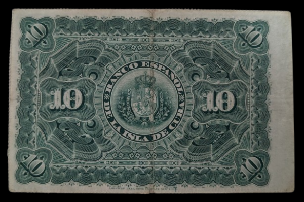 Kuuba 10 Pesos 1896 No. 107580 - Image 2